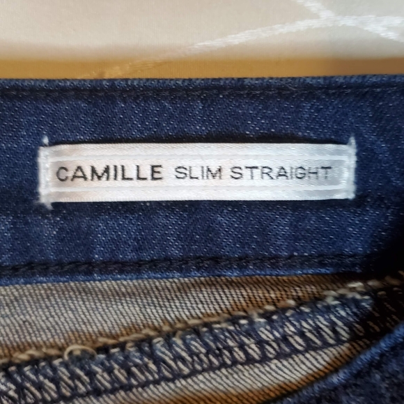 Habitual Camille Slim Straight Leg Dark Wash Jeans - Picture 9 of 11